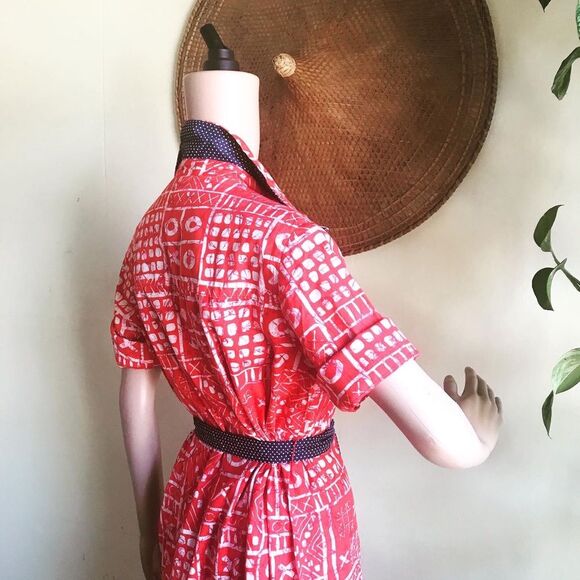 Tic Tac Toe 1960’s Vintage Mod Day Go Go Dress M L - Picture 8 of 10